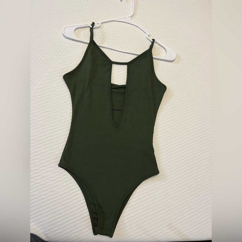 Green body suit